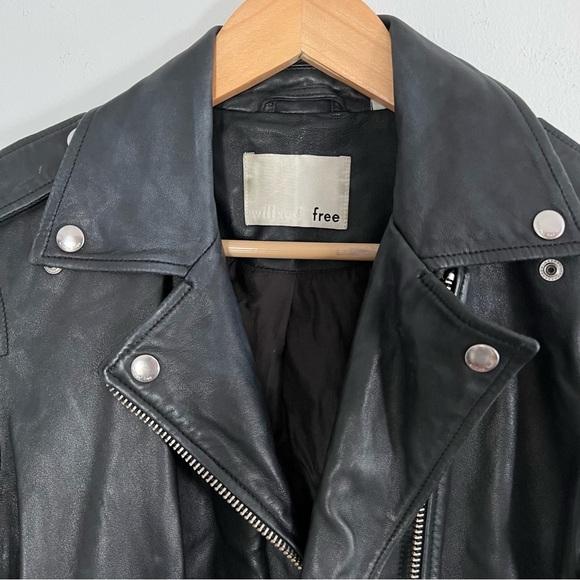 Aritzia Wilfred Free Lennon Biker Jacket - Picture 4 of 16